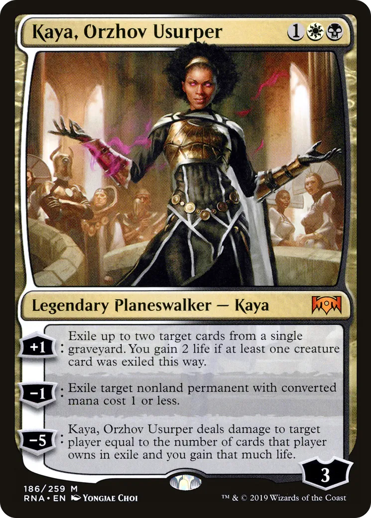 Kaya, Orzhov Usurper — Ravnica Allegiance — Magic: The Gathering