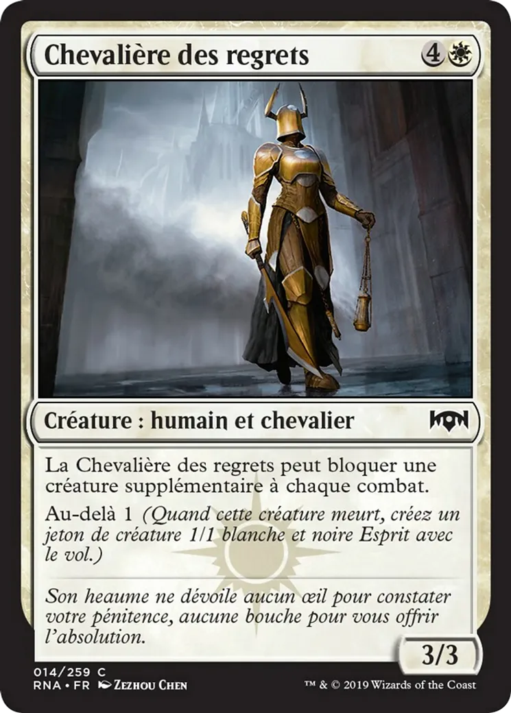 Chevalière des regrets — Ravnica Allegiance — Magic: The Gathering