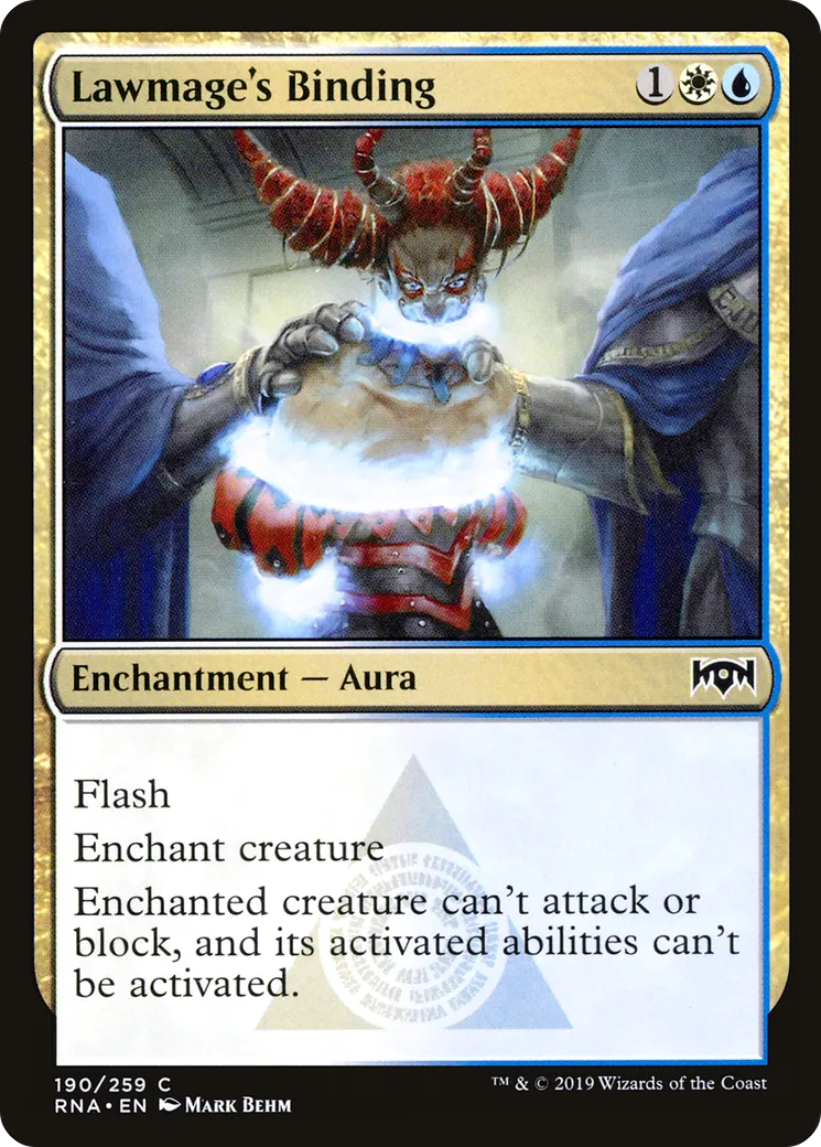 Lawmage's Binding — Ravnica Allegiance — Magic: The Gathering