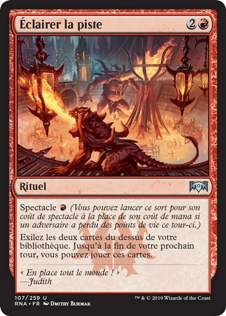 Éclairer la piste — Ravnica Allegiance — Magic: The Gathering