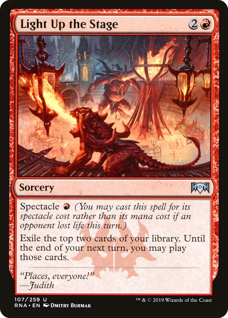 Light Up the Stage — Ravnica Allegiance — Magic: The Gathering
