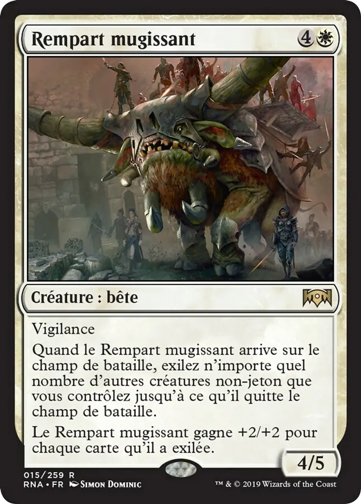 Rempart mugissant — Ravnica Allegiance — Magic: The Gathering