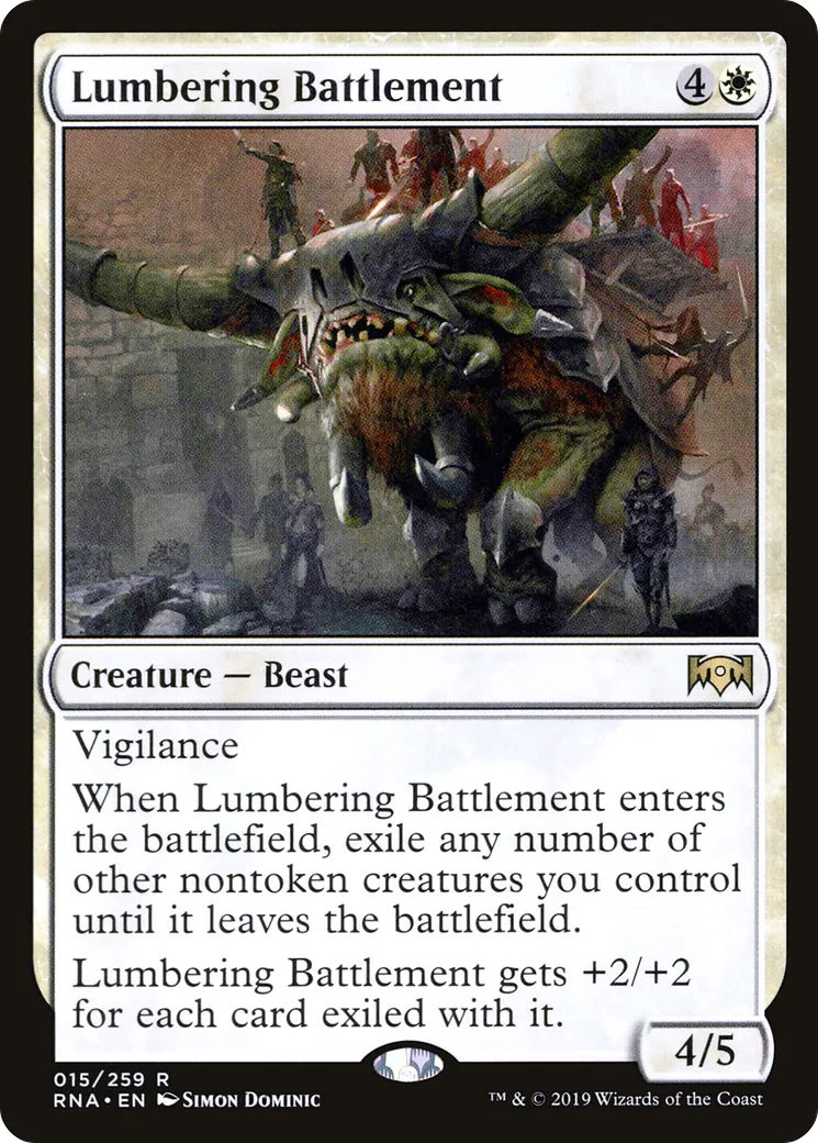 Lumbering Battlement — Ravnica Allegiance — Magic: The Gathering
