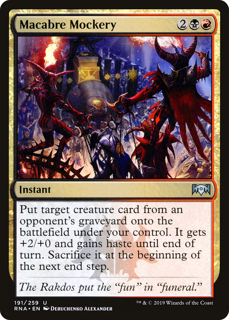Macabre Mockery — Ravnica Allegiance — Magic: The Gathering