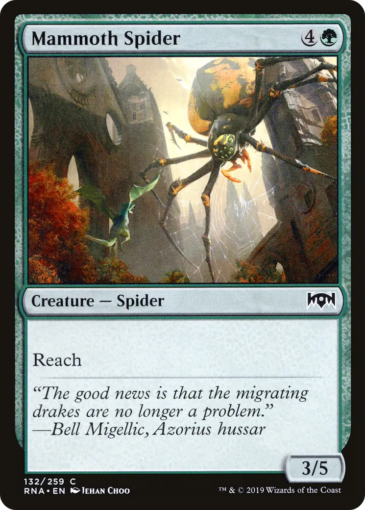 Mammoth Spider — Ravnica Allegiance — Magic: The Gathering