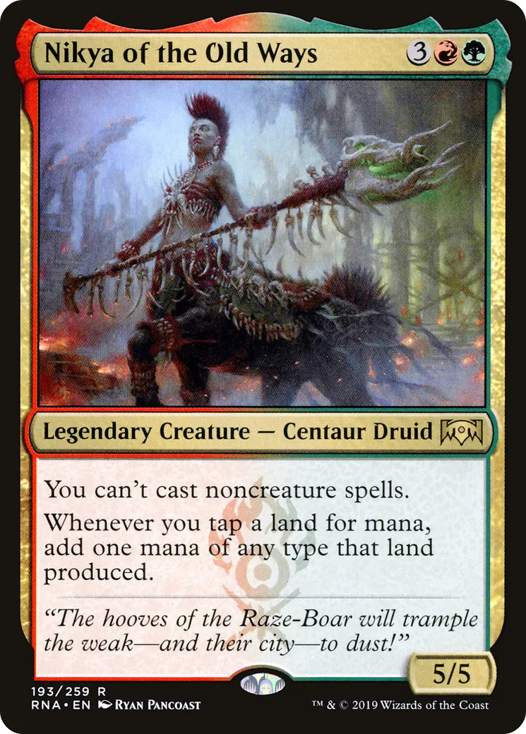 Nikya of the Old Ways — Ravnica Allegiance — Magic: The Gathering