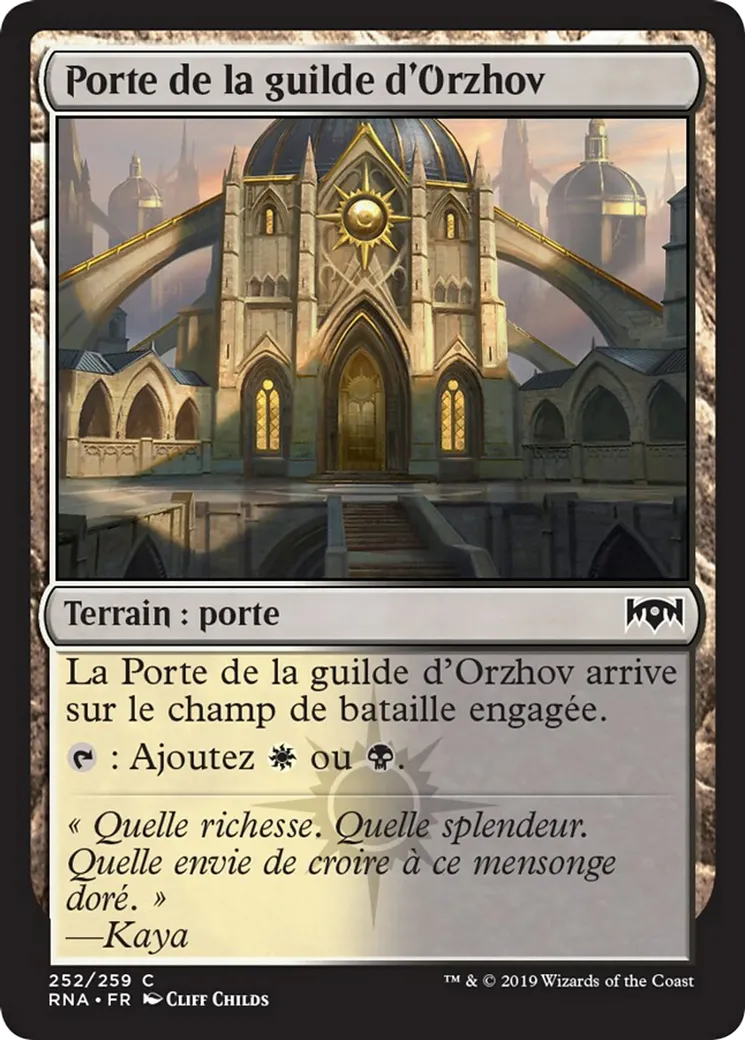 Porte de la guilde d'Orzhov — Ravnica Allegiance — Magic: The Gathering