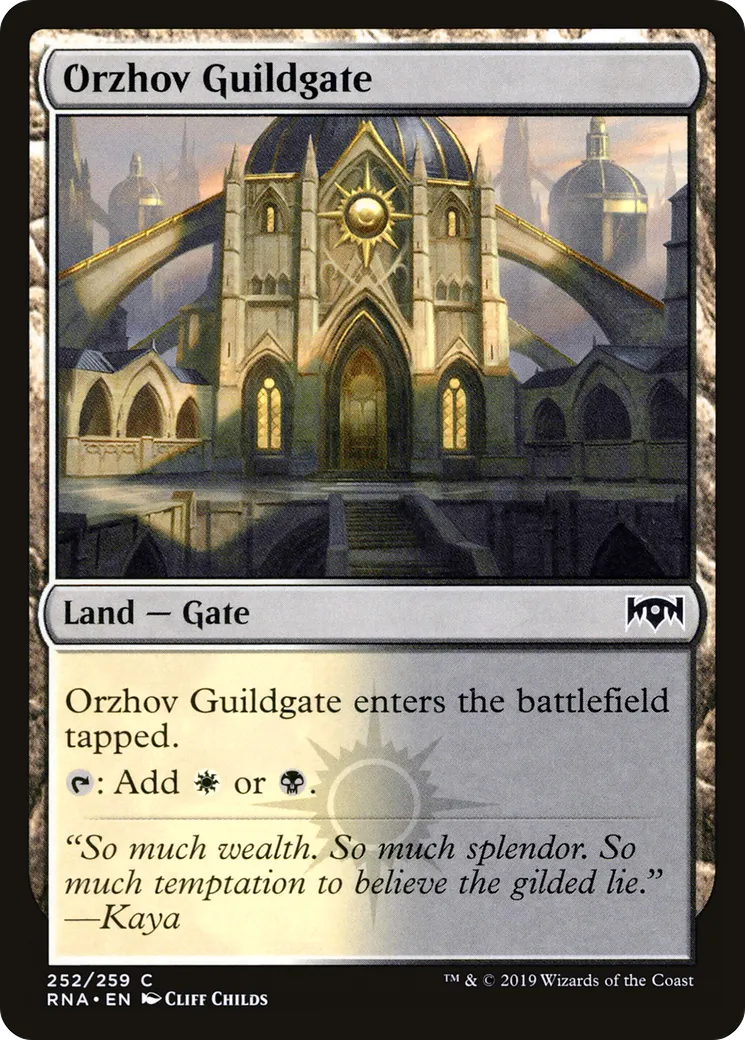 Porte de la guilde d'Orzhov — Ravnica Allegiance — Magic: The Gathering