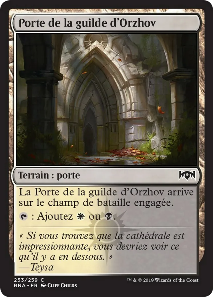 Porte de la guilde d'Orzhov — Ravnica Allegiance — Magic: The Gathering
