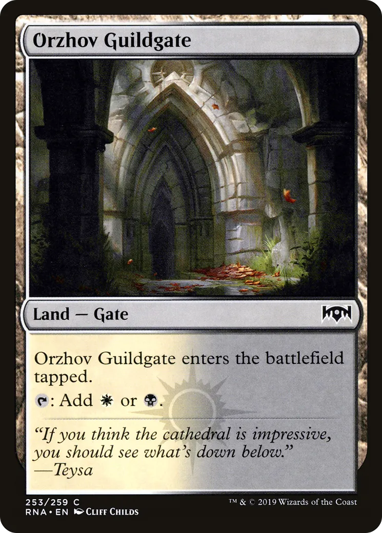 Porte de la guilde d'Orzhov — Ravnica Allegiance — Magic: The Gathering
