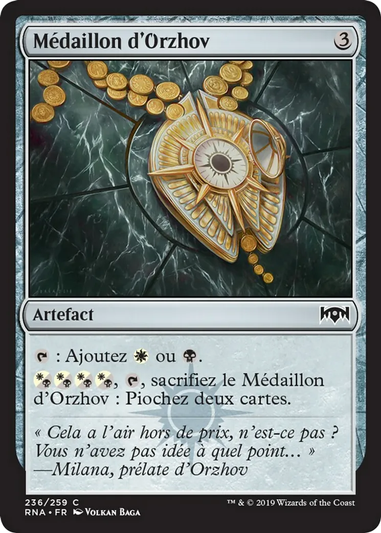 Médaillon d'Orzhov — Ravnica Allegiance — Magic: The Gathering