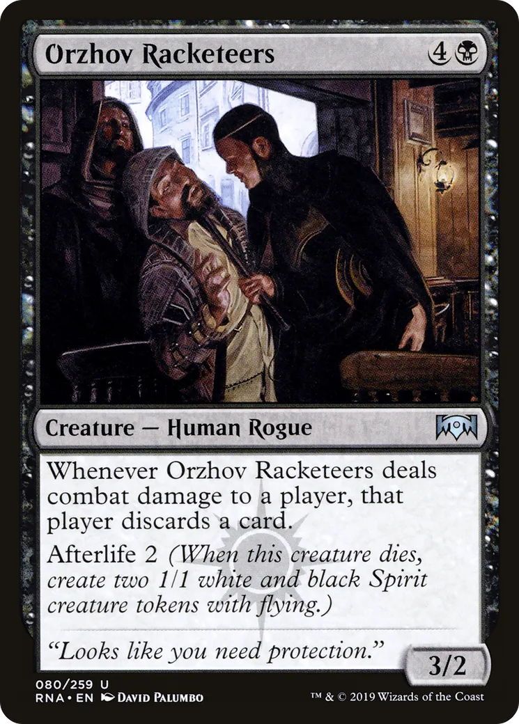 Orzhov Racketeers — Ravnica Allegiance — Magic: The Gathering
