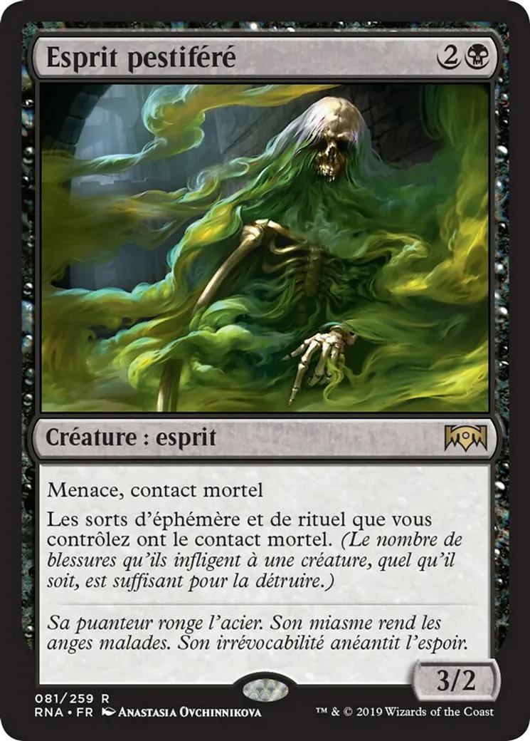 Esprit pestiféré — Ravnica Allegiance — Magic: The Gathering