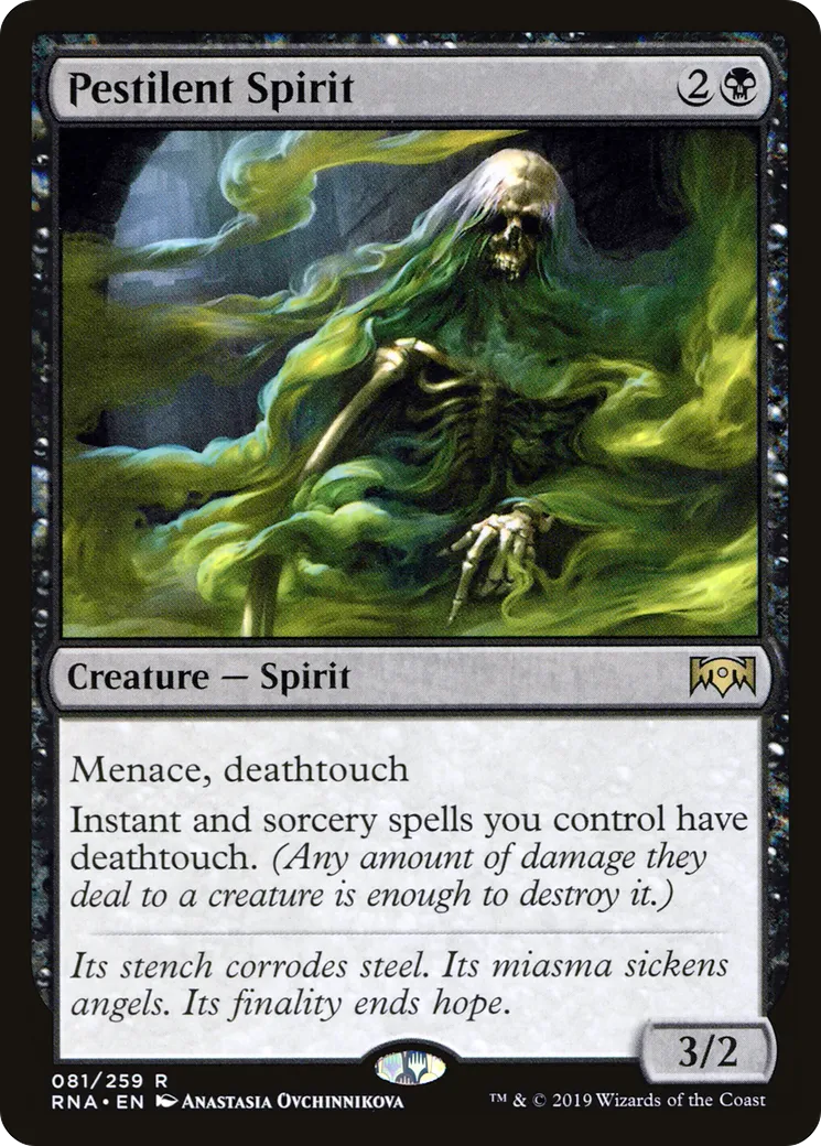 Esprit pestiféré — Ravnica Allegiance — Magic: The Gathering