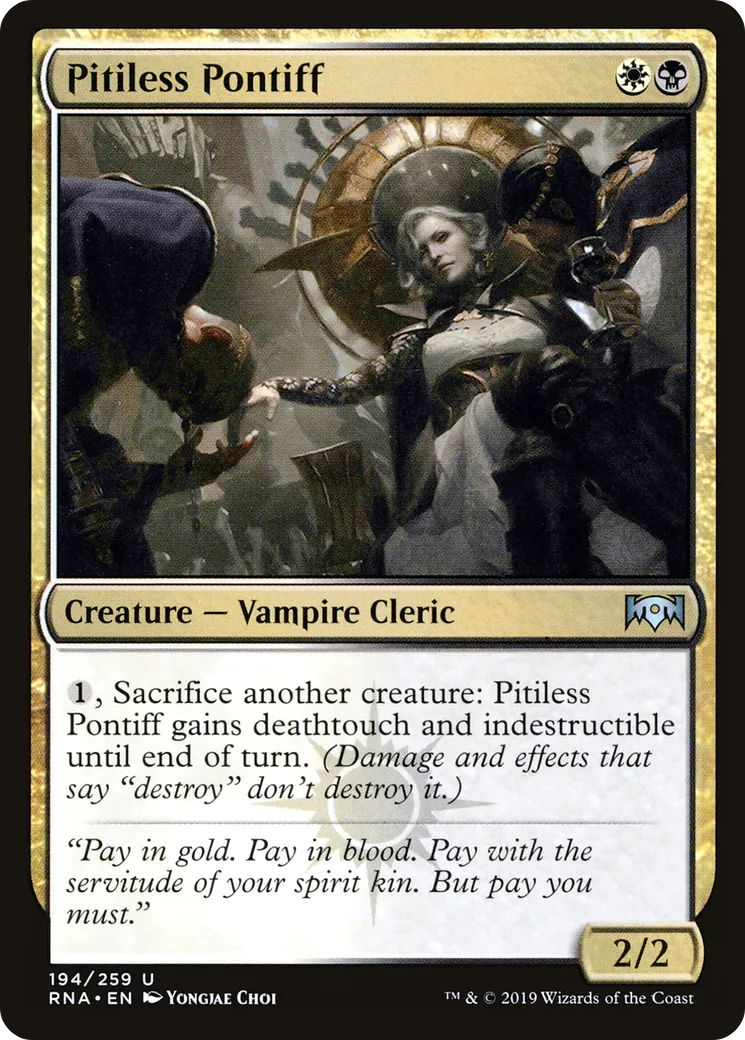 Pontife impitoyable — Ravnica Allegiance — Magic: The Gathering