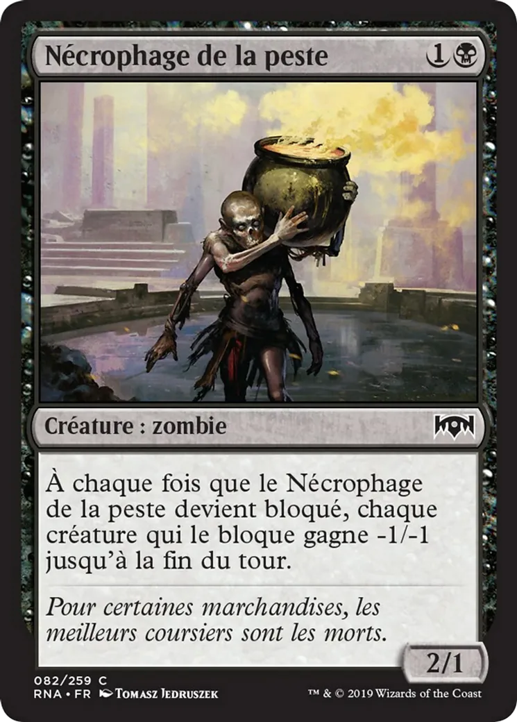 Nécrophage de la peste — Ravnica Allegiance — Magic: The Gathering