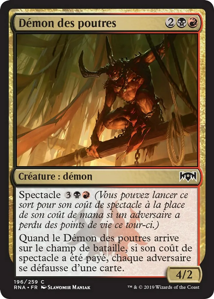 Démon des poutres — Ravnica Allegiance — Magic: The Gathering