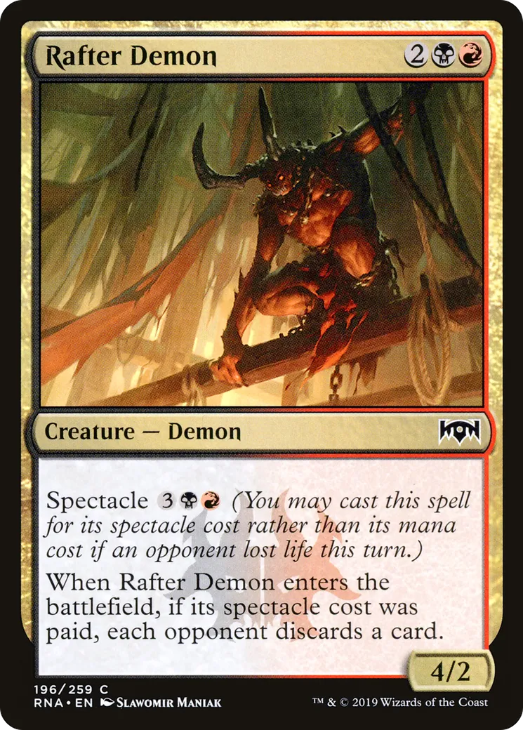 Démon des poutres — Ravnica Allegiance — Magic: The Gathering