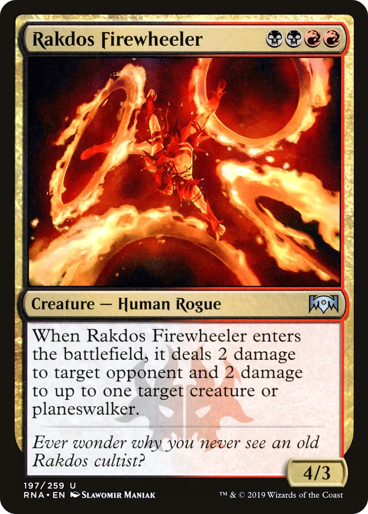 Rakdos Firewheeler — Ravnica Allegiance — Magic: The Gathering