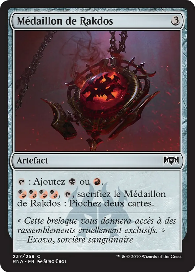 Médaillon de Rakdos — Ravnica Allegiance — Magic: The Gathering