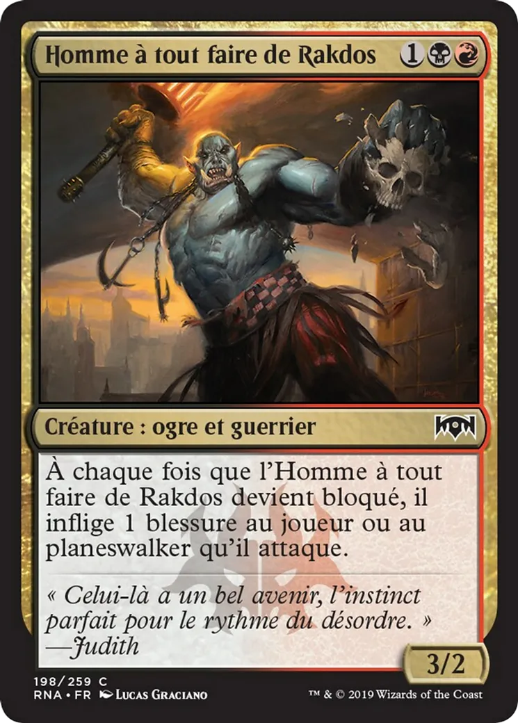 Homme à tout faire de Rakdos — Ravnica Allegiance — Magic: The Gathering