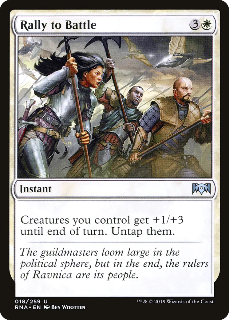 Ralliement au combat — Ravnica Allegiance — Magic: The Gathering