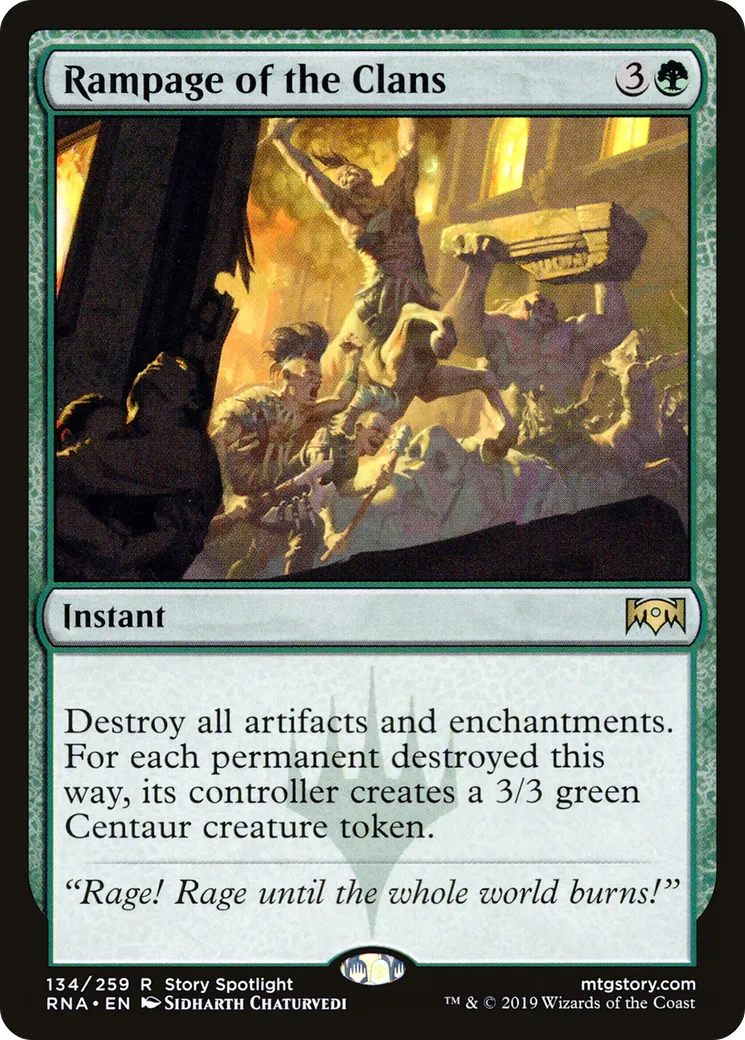 Rampage of the Clans — Ravnica Allegiance — Magic: The Gathering