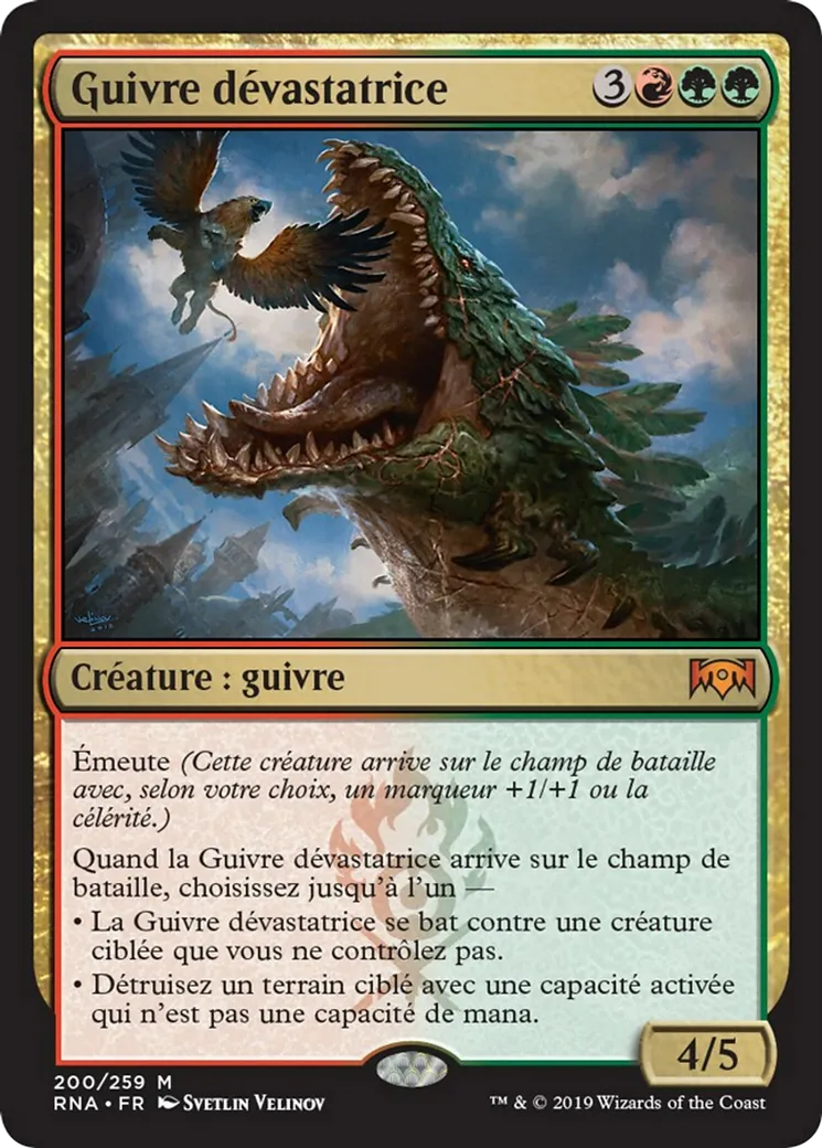 Guivre dévastatrice — Ravnica Allegiance — Magic: The Gathering