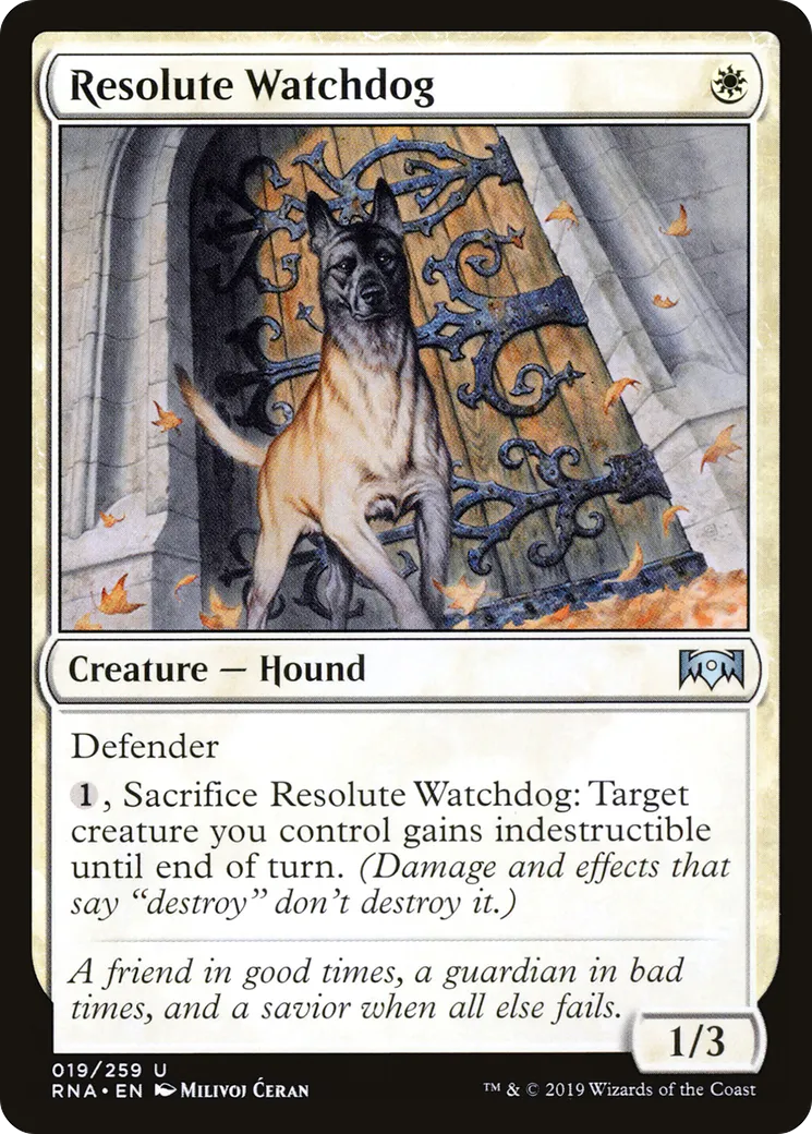 Resolute Watchdog — Ravnica Allegiance — Magic: The Gathering