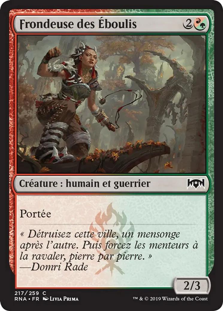 Frondeuse des Éboulis — Ravnica Allegiance — Magic: The Gathering