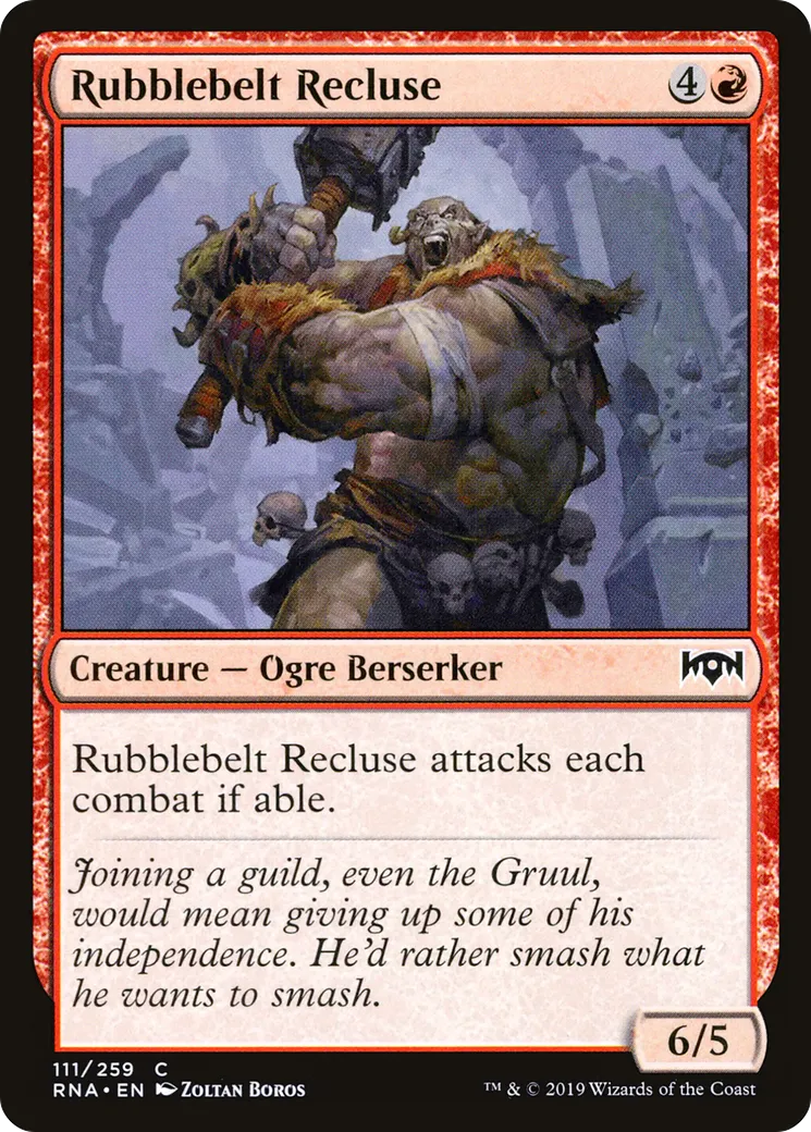 Rubblebelt Recluse — Ravnica Allegiance — Magic: The Gathering