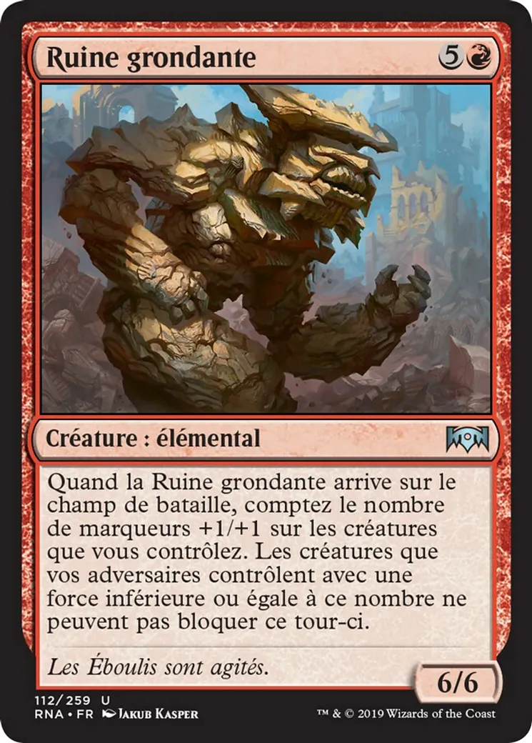 Ruine grondante — Ravnica Allegiance — Magic: The Gathering