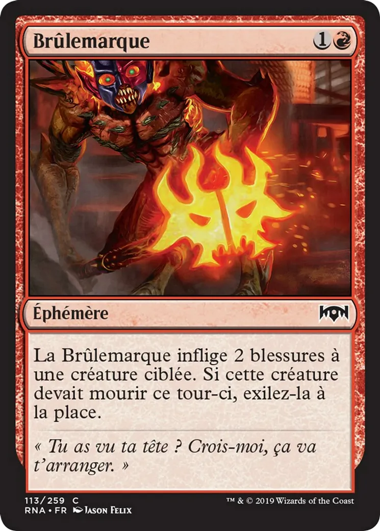 Brûlemarque — Ravnica Allegiance — Magic: The Gathering
