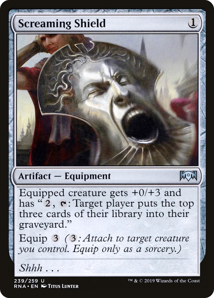 Screaming Shield — Ravnica Allegiance — Magic: The Gathering