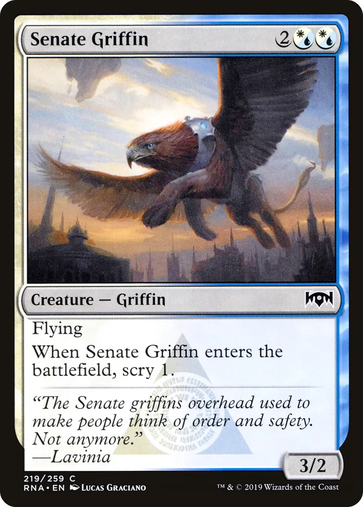 Senate Griffin — Ravnica Allegiance — Magic: The Gathering