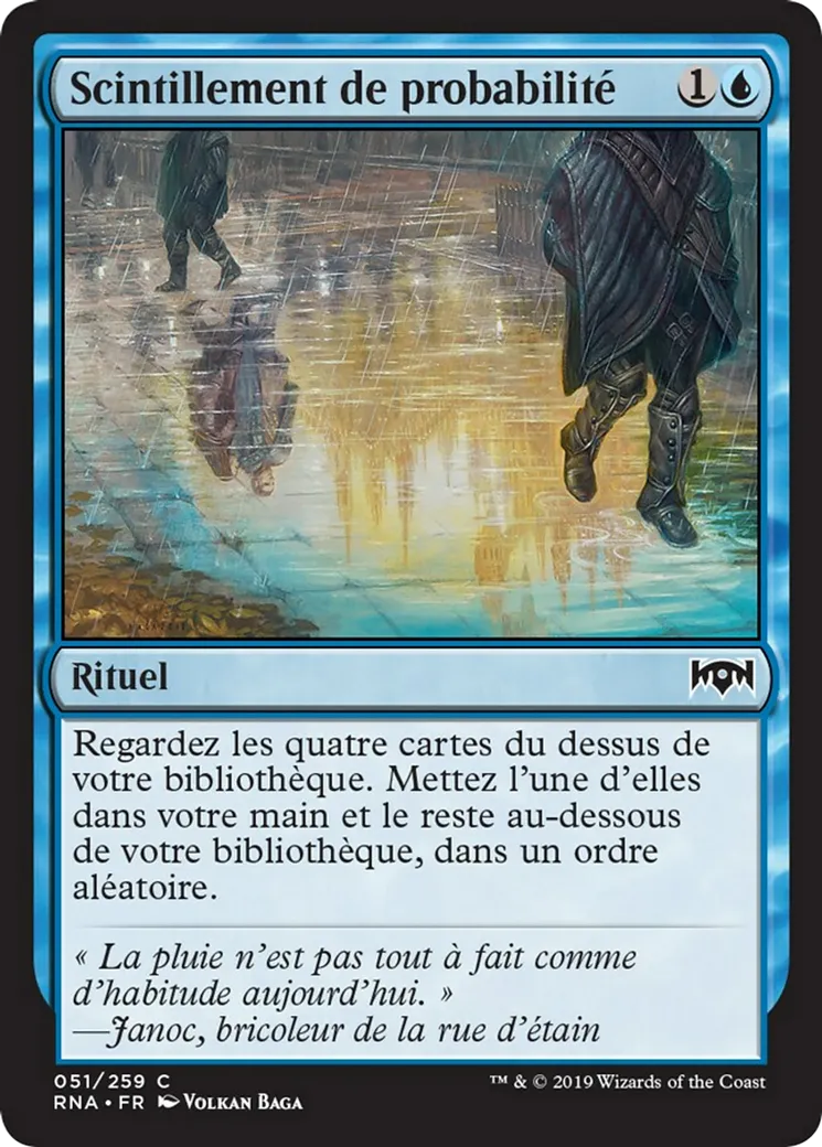 Scintillement de probabilité — Ravnica Allegiance — Magic: The Gathering