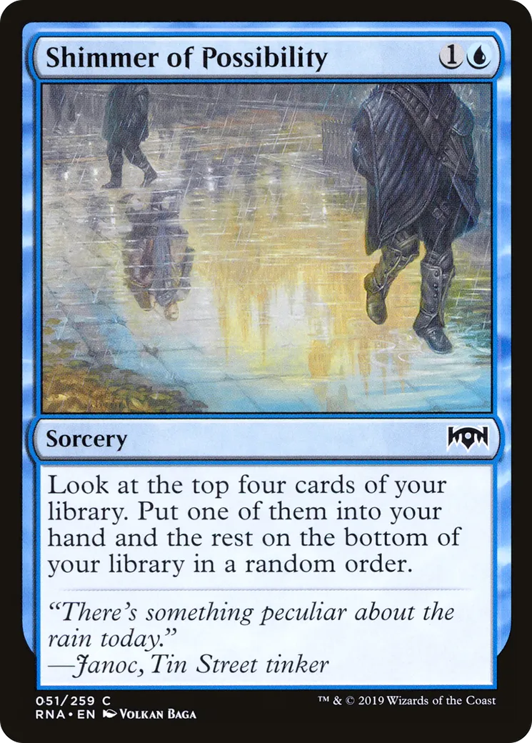 Shimmer of Possibility — Ravnica Allegiance — Magic: The Gathering