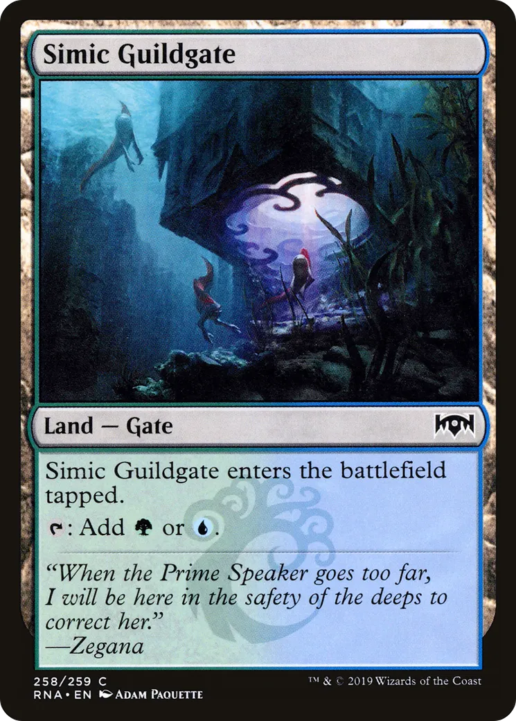 Porte de la guilde de Simic — Ravnica Allegiance — Magic: The Gathering