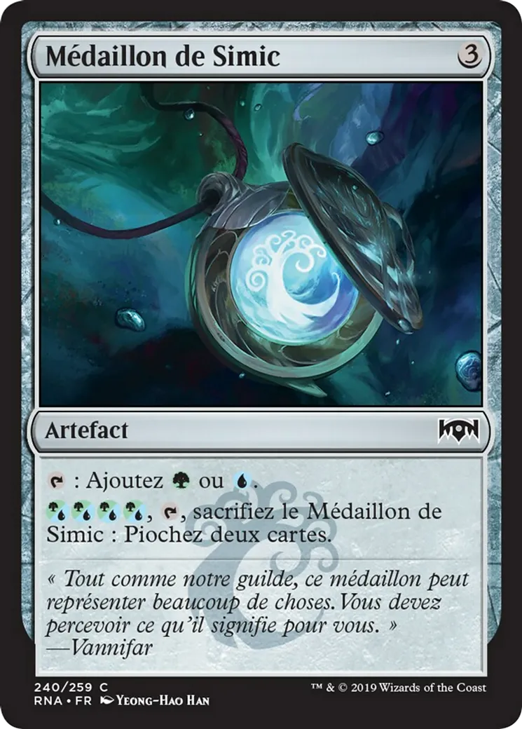 Médaillon de Simic — Ravnica Allegiance — Magic: The Gathering