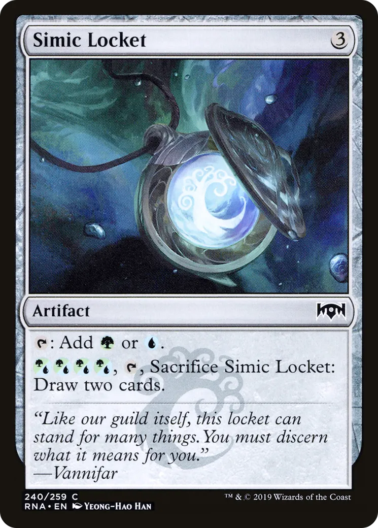 Médaillon de Simic — Ravnica Allegiance — Magic: The Gathering