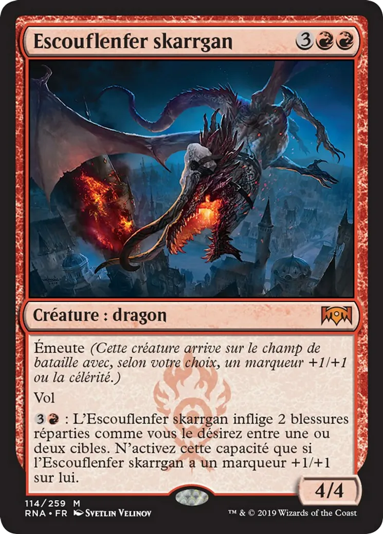 Escouflenfer skarrgan — Ravnica Allegiance — Magic: The Gathering