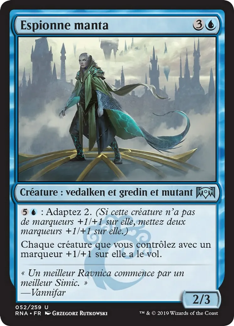 Espionne manta — Ravnica Allegiance — Magic: The Gathering