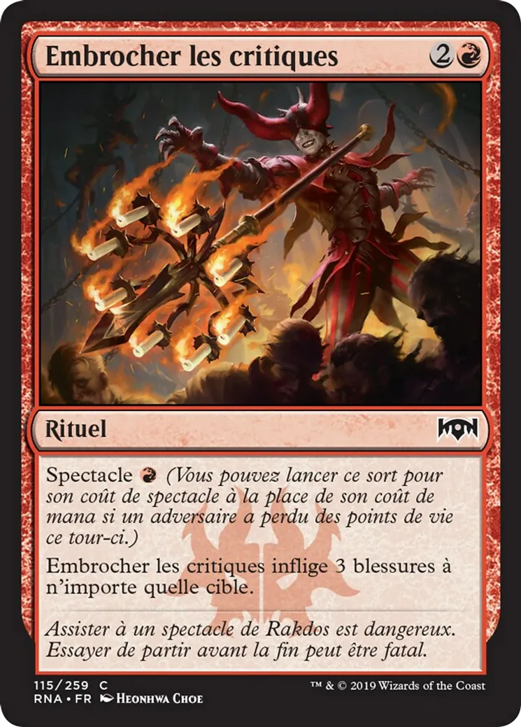 Embrocher les critiques — Ravnica Allegiance — Magic: The Gathering