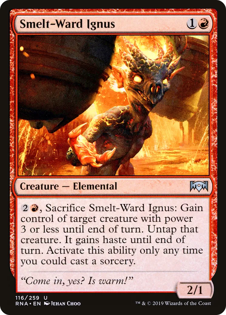 Smelt-Ward Ignus — Ravnica Allegiance — Magic: The Gathering