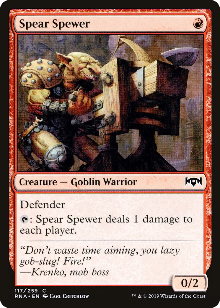 Spear Spewer — Ravnica Allegiance — Magic: The Gathering