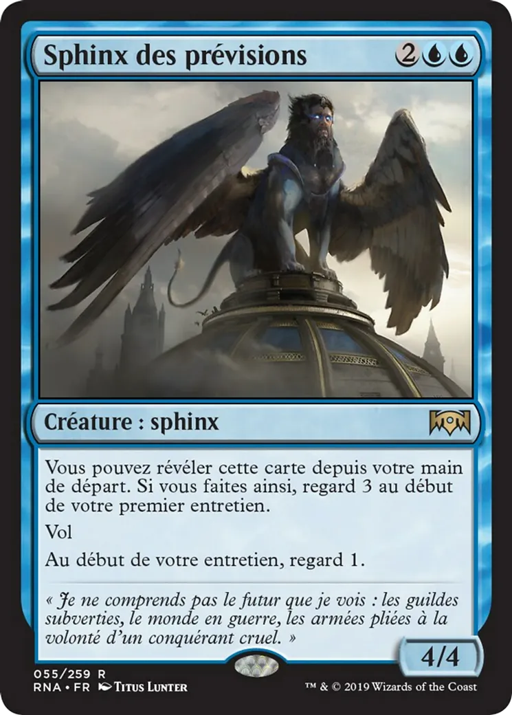 Sphinx des prévisions — Ravnica Allegiance — Magic: The Gathering