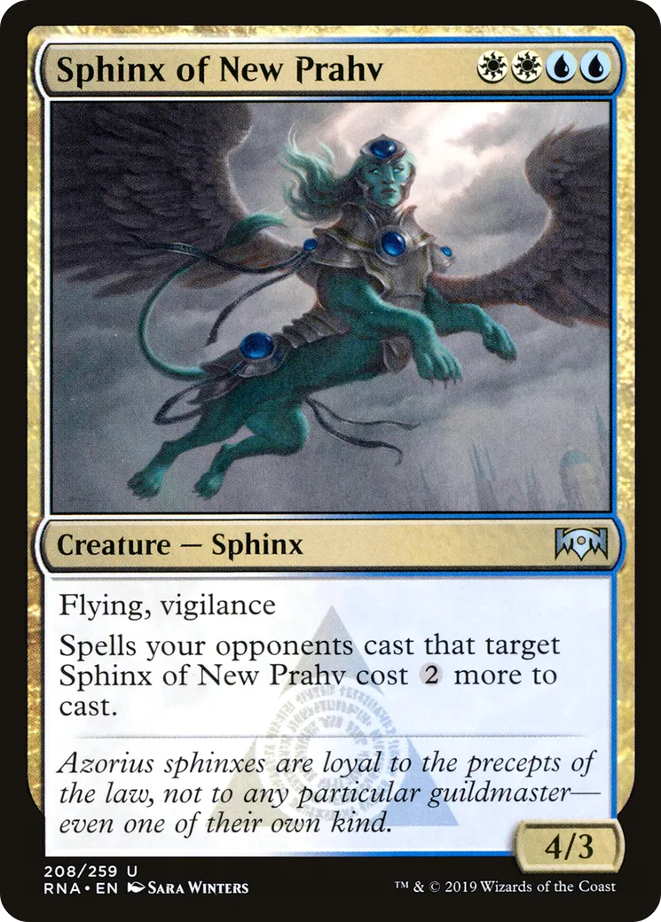 Sphinx of New Prahv — Ravnica Allegiance — Magic: The Gathering