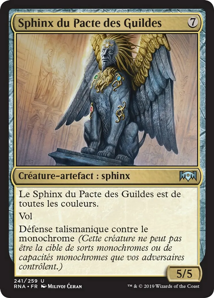 Sphinx du Pacte des Guildes — Ravnica Allegiance — Magic: The Gathering