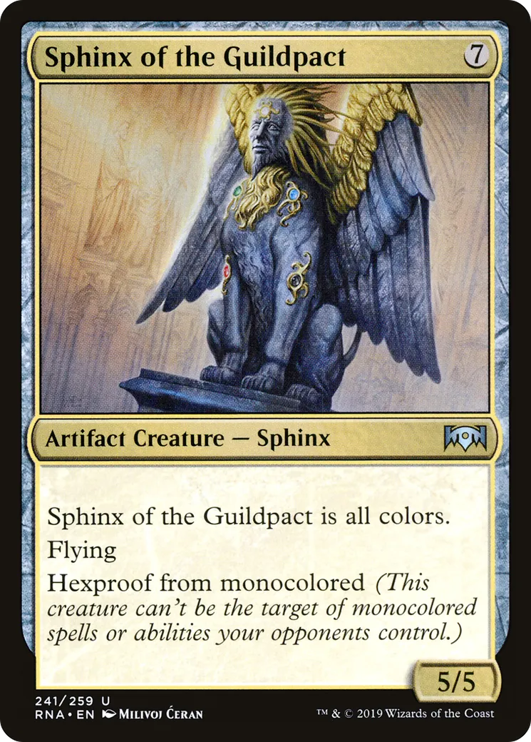 Sphinx du Pacte des Guildes — Ravnica Allegiance — Magic: The Gathering
