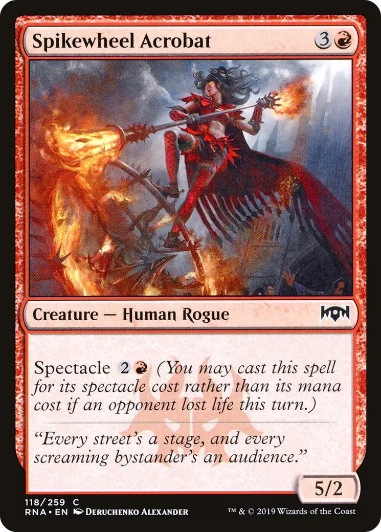 Spikewheel Acrobat — Ravnica Allegiance — Magic: The Gathering